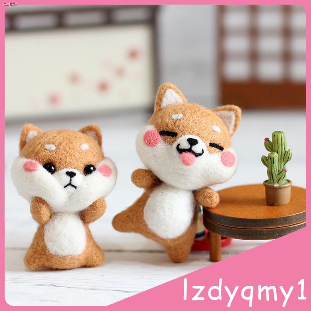 Pretty  Plush Doll Needle Felting Kit Needlefelted for Kids with Tools DIY Craft