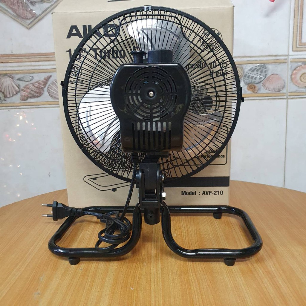 ✨พัดลม AIKO 10 นิ้ว 12นิ้ว ใบพัดอลูมิเนียม (ส่ายได้) รุ่น AVF210 ราคา ถูกที่สุด ดีลบีเคเค แกลเลอรีภาพที่ 4