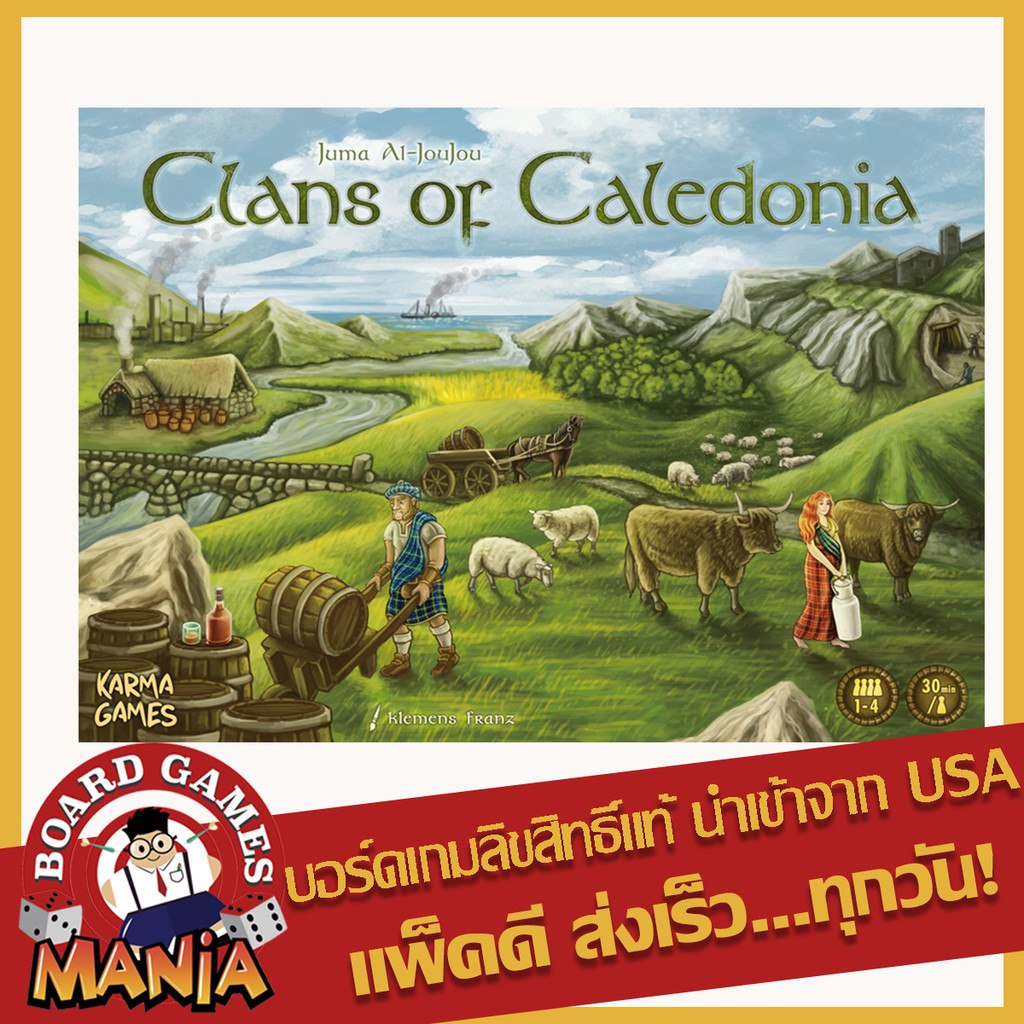 Clans of Caledonia Board Game