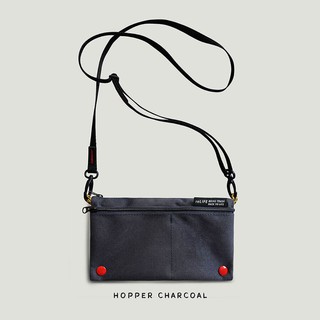 Hopper relife charcoal navy sling bag กระเป๋าสะพายข้างรุ่นฮอปเปอร์ / กระเป๋าสตางค์