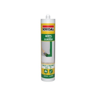 SOUDAL / (ซูดัล) ยาแนวอะคริลิก สีขาว ขนาด 450 กรัม