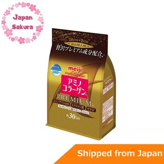 Meiji Amino คอลลาเจนแบบเติมได้ 5000 mg 214 G 30 Days