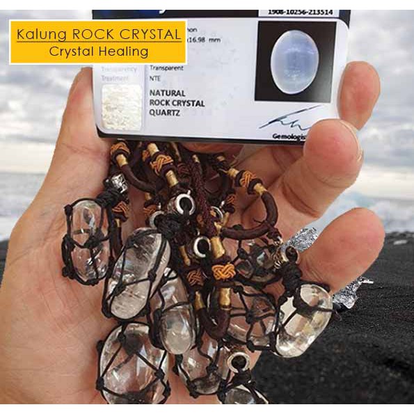 สร้อยคอจี้หินคริสตัลร็อคพรีเมี่ยม (LBP17)