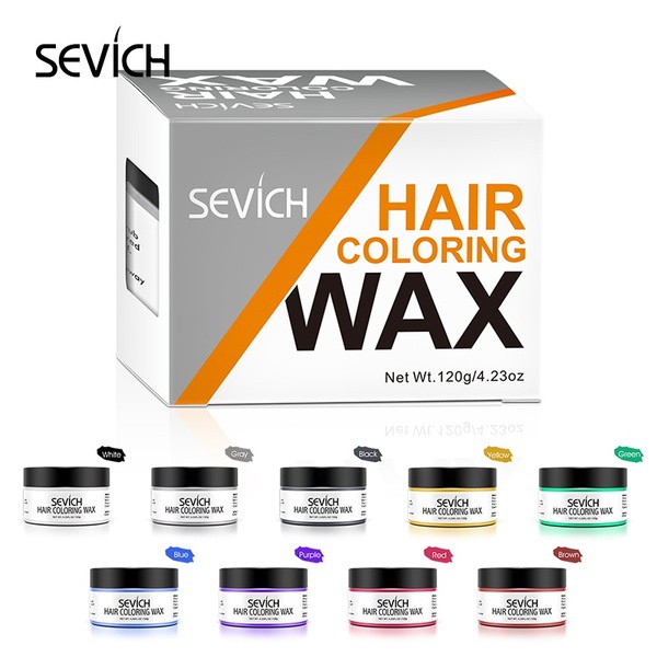 Sevich แว็กซ์เปลี่ยนสีผมชั่วคราว Hair coloring wax styling mud dye cream hair gel ไม่ทำให้ผมร่วง
