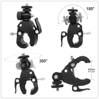 ขาตั้งกล้อง Dv Dslr สีดํา 1/4 สําหรับกล้อง Gopro Dv 1 ชิ้น