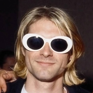 แว่นกันแดด ทรงกลม วินเทจ Kurt Cobain NIRVANA 😎[พร้อมส่ง]