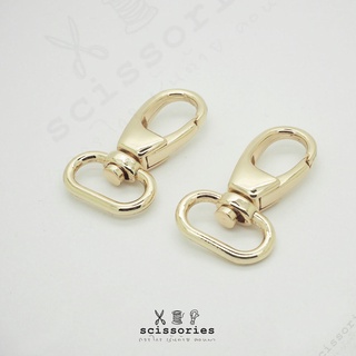 คอหมา 1.3cm 5 หุน สีทอง/2 ตัว