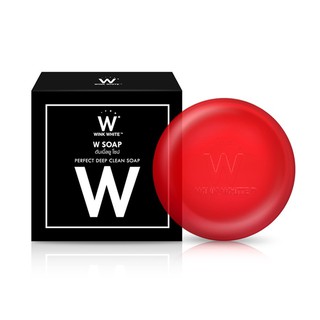 W SOAP สบู่ดับเบิ้ลยู สบู่หน้าใส (กล่องดำ)