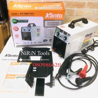 KANTO ตู้เชื่อมไฟฟ้าอินเวอร์เตอร์ MMA-451 รุ่น-KTB-IGBT-451 ทน อึด เชื่อมดี ขนาดลวดเชื่อม 2.6-4.0มิล เชื่อมได้สบาย