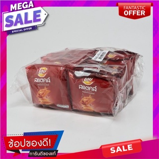 เลย์ สแตคส์ มันฝรั่งทอดกรอบ รสหมึกย่างฮอตชิลลี่ 14 กรัม x 12 ซอง Lays Stax Potato Chips Hot Chilli Squid Flavor 14g x 12