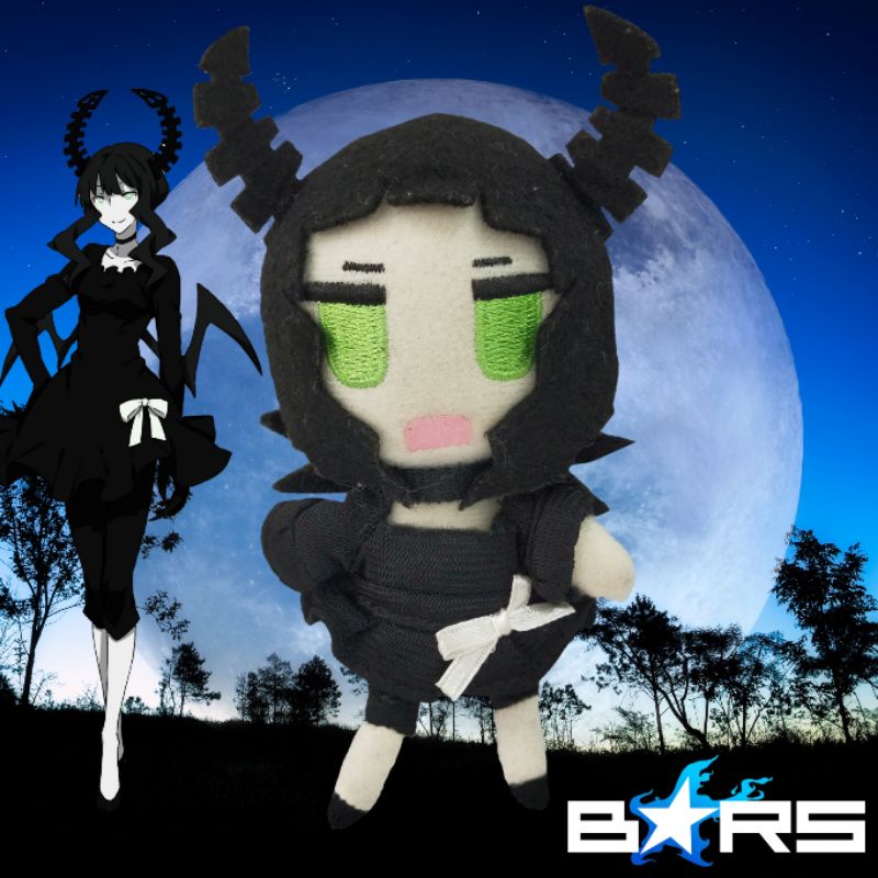 อะนิเมะญี่ปุ่น - Dead Master (Black Rock Shooter BRS) มาสคอตตุ๊กตาพวงกุญแจสายคล้อง