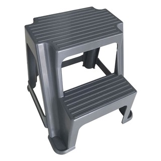 บันไดสเต็ป บันไดทางเดียว 2 ขั้น MATALL MINI สีเทา บันได เครื่องมือช่าง ฮาร์ดแวร์ STEP STOOL MATALL MINI 2-STEP GRAY