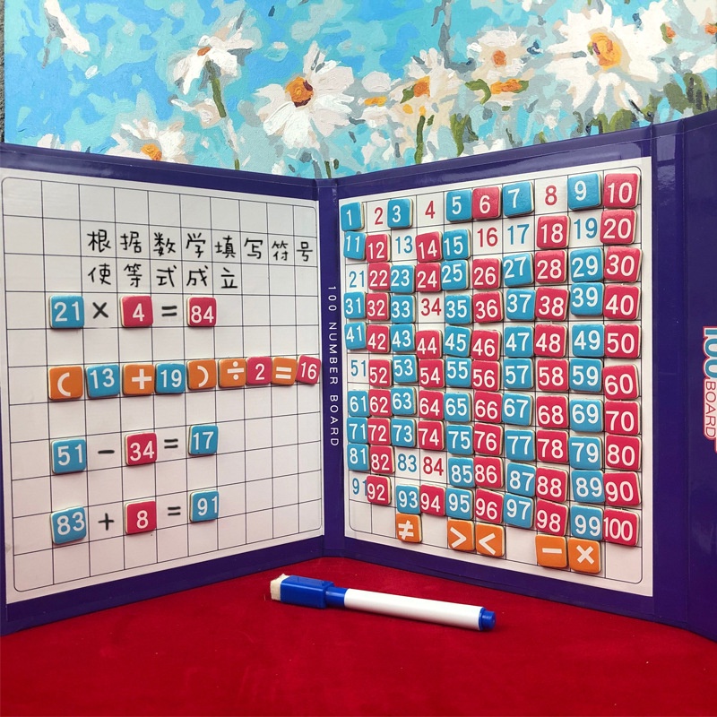 Ready Stock1100 Number Board Games Montessori Toys Kids Count