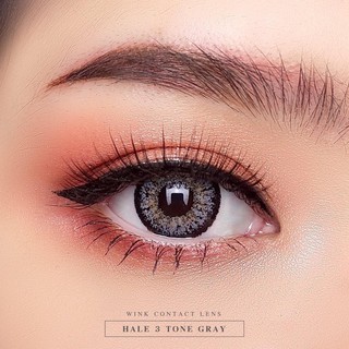 คอนแทคเลนส์ Wink Lens Hale 3 tone ค่าสายตา 0.00 ถึง -5.00