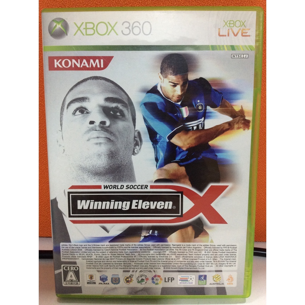 แผ่นแท้ [Xbox 360] World Soccer Winning Eleven X (Japan) (9WF-00004) PES 10 Pro Evolution 6 2007