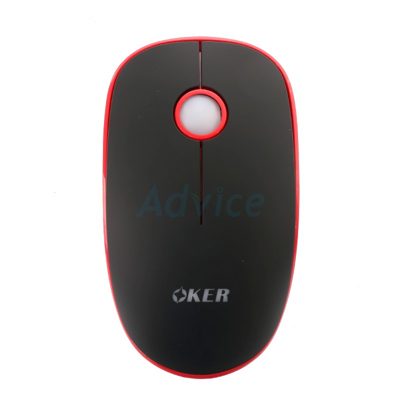 Wireless Optical OKER (V9S) Black/Red