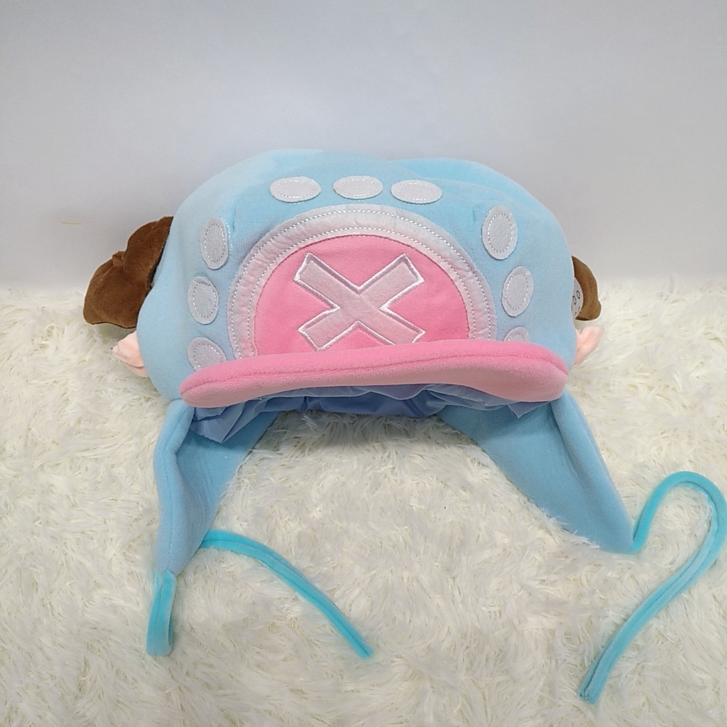 หมวกคอสเพลย์ การ์ตูนอนิเมะญี่ปุ่น One Piece Tony Chopper ผ้าฝ้าย ให้ความอบอุ่น เหมาะกับของขวัญฤดูหนาว สําหรับเด็ก