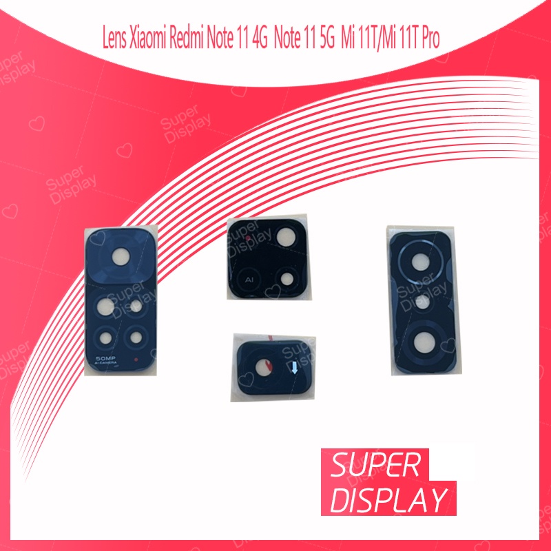 Xiaomi Mi 11T / Mi 11T Pro อะไหล่เลนกล้อง กระจกเลนส์กล้อง กระจกกล้องหลัง Camera (ได้1ชิ้น) อะไหล่มือ