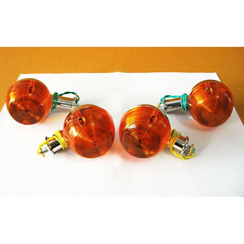 TURN SIGNAL F&R Fit For YAMAHA YF5 FS1 YL2 LT3 HS1 RD125 RD200 CS5 // ไฟเลี้ยว หน้าหลัง บอดี้ชุบ