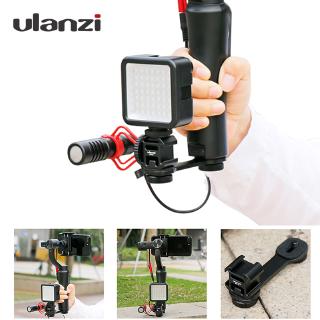 Ulanzi ไฟวิดีโอ LED พร้อมไมโครโฟน BY-MM1 สําหรับ Zhiyun Smooth 4 DJI OSMO 2 Feiyu Vimble 2