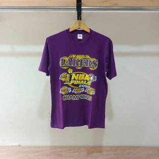 เสื้อยืด พิมพ์ลาย Nba X Lakers คุณภาพดี สําหรับผู้ชาย และผู้หญิง