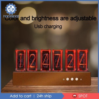 [ M2-Koo2] Nixie Tube นาฬิกาปลุกดิจิทัล Rgb Quasi เรืองแสง สําหรับของขวัญที่ดีที่สุด