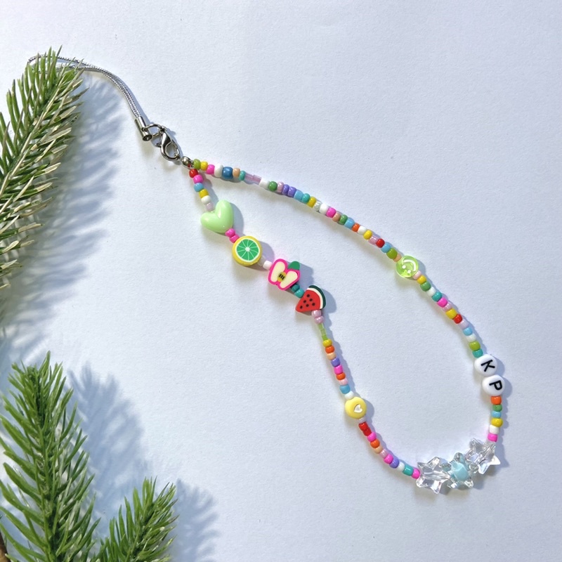 🍏สายคล้องมือถือ รุ่น Fruits party 🍉