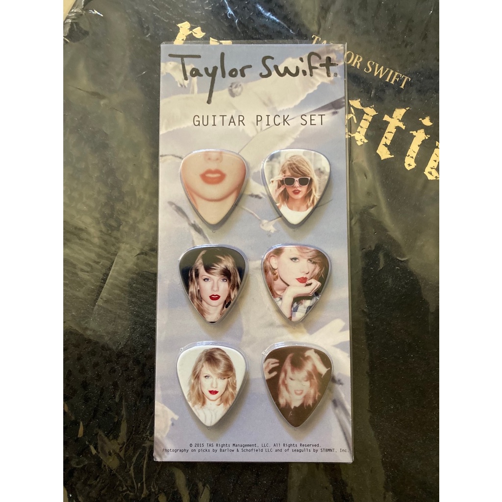 พร้อมส่ง หายาก Taylor Swift 1989 Guitar Pick Set 1989 TOUR ของลิขสิทธิ์