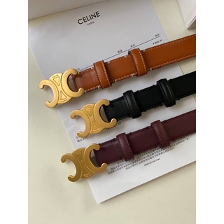 เข็มขัดหนัง ซีลีน Belt with box set Size 2.5cm