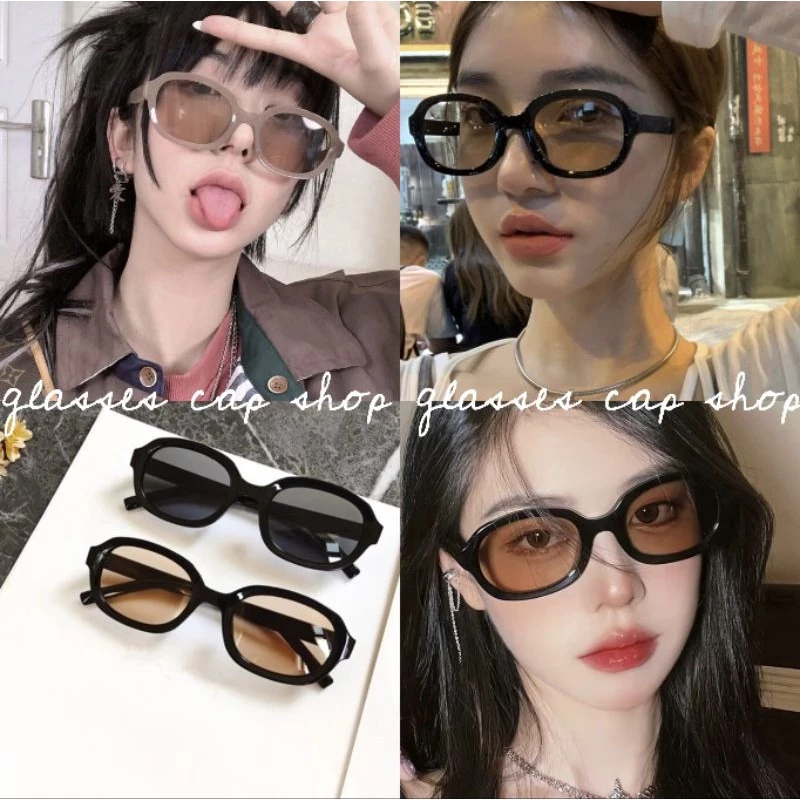 แว่นกันแดด สไตล์แฟชั่นเกาหลี No.98036 สำหรับทุกเพศ [ร้านไทย🇹🇭สินค้าพร้อมส่ง]