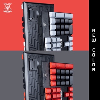 Keyboard Gaming Mechanical Macro Nubwo X33 ALISTAR ไฟ Mini RGB Blue/Red swtich #คีย์บอร์ดแมคคานิคอล #เกมมิ่ง