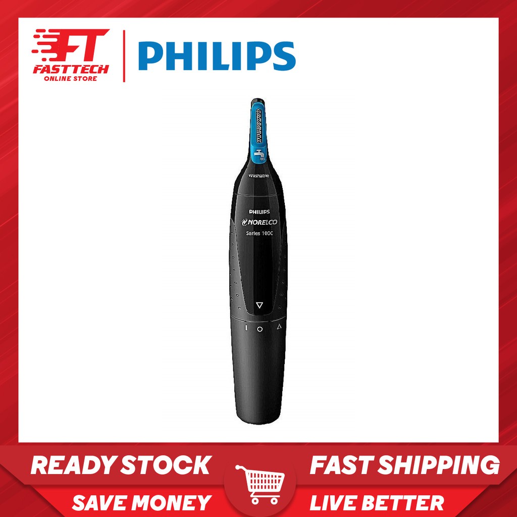 ❀Philips Nose Hair Trimmer NT1700 Norelco Series 1000 for Nose, Ear and  Eyebrow Hair Trimming with ProtecTube Technology | Shopee Thailand