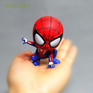 ฟิกเกอร์ Spiderman Action Figures ขนาด 8 ซม. สําหรับตุ๊กตาของเล่นเด็ก