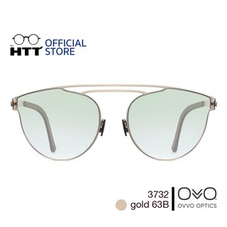 OVVO แว่นตากันแดด OVVO 3732-63B กรอบแว่นไทเทเนียม เลนส์ดูโอโทน Carl Zeiss เบา ทนทาน ไม่ก่อให้เกิดอาการแพ้ Handmade in EU