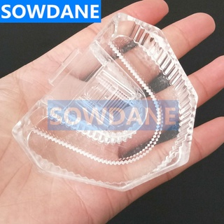20PCS Disposable Plastic Dental Lab Laboratory plaster Mold Base Denture Tray Model Dental Sectioned Base Kit Transparen