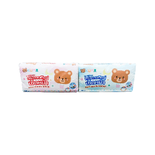 ✅ส่งไว | ใหม่ | ของแท้ ✅ KUMA Facial Tissue กระดาษทิชชู่เช็ดหน้าขนาด 168 แผ่น คละสี 1 ห่อ