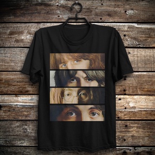 เสื้อยืดวงดนตรีใหม่ เสื้อยืดลําลอง แขนสั้น พิมพ์ลาย John * Lennon * Paul * McCartney The Beatles Ringo สําหรับผู้ชายall