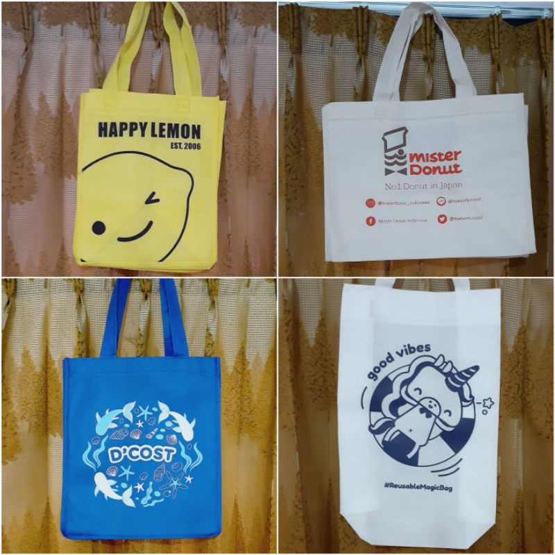 กระเป๋า Eco/ กระเป๋าจาก PIZZA HUT, YOSHINOYA, CHATIME, DCOST, HAPPY LEMON, MISTER DONUT, KOKUMI, A&W