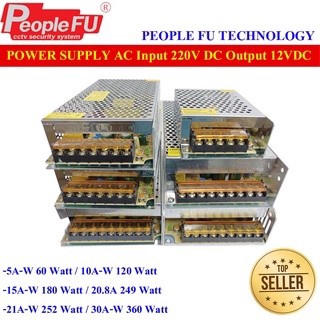 สวิตชิ่งเพาเวอร์ซัพพลาย Switching Power Supply 12v=5A-W,10A-W,15A-W,20.8A-W,30A-W สวิทชิ่งเพาเวอร์ซัพพลาย