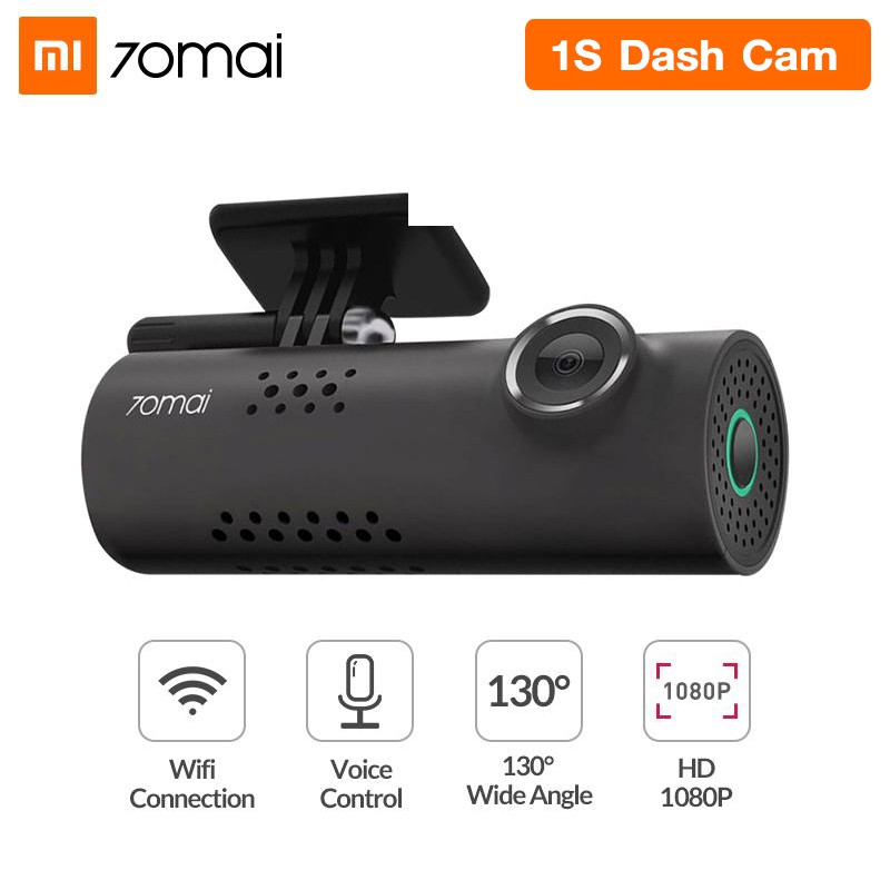 Xiaomi 70mai dash cam 1S กล้องติดรถยนต์ Full HD 1080P มุมมองกล้อง 130