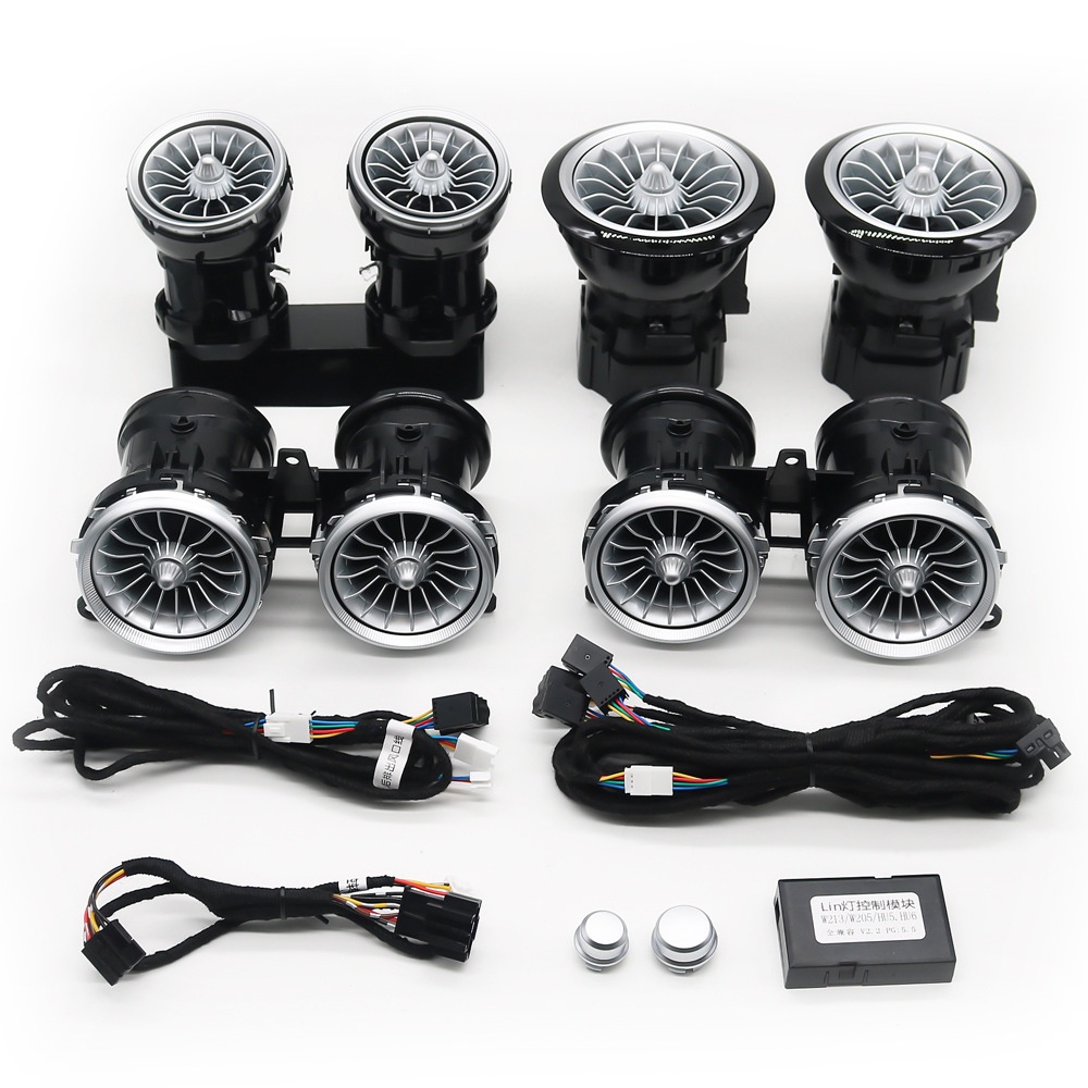 W205 Turbo Air Vent, Dioche 5pcs 64 Farben Front Ambientebeleuchtung