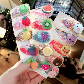 🌈พร้อมส่ง🌈กิ๊ฟติดผมตัวละ 5.- รูปผลไม้🍇🍉🍒