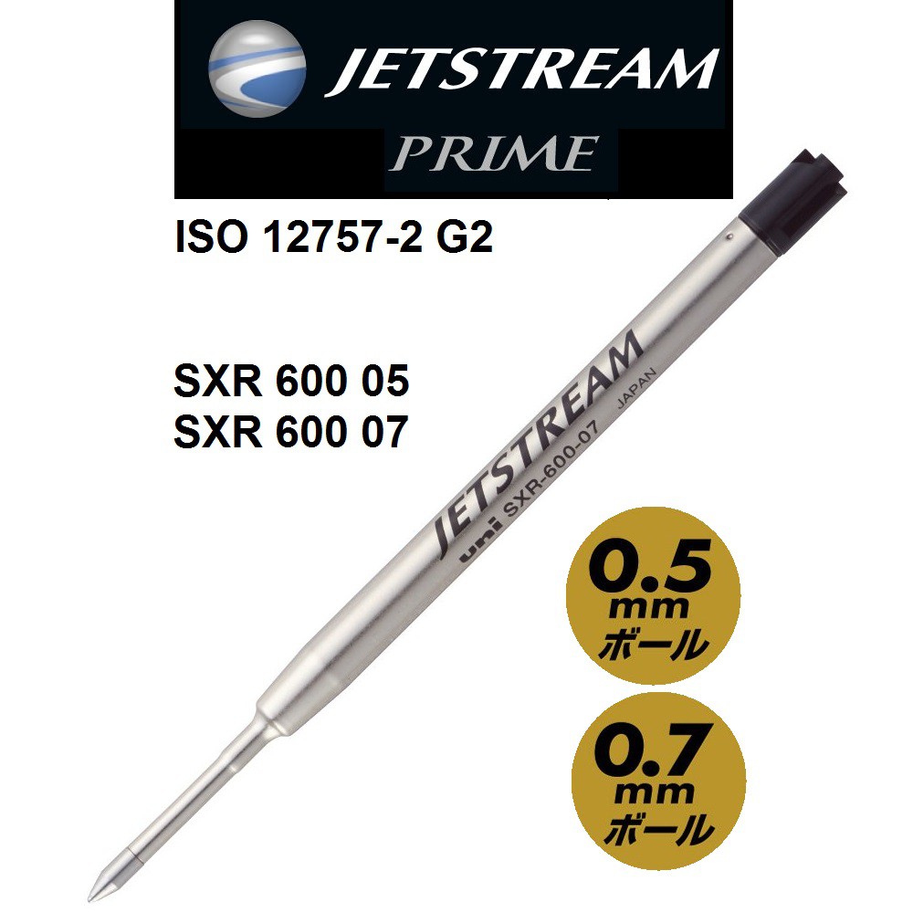 ไส้ปากกาเจ็ทสตรีม อเนกประสงค์ สําหรับ Mitsubishi SXR-600-05 (0.5 มม.) และ SXR-600-07 (0.7 มม.) G2