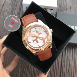 🍃GUESS Womens U0895L3 Trendy Rose Gold-Tone