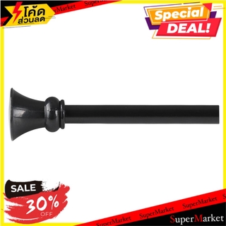 รางผ้าม่านเหล็ก ยืดหด HOME L&amp;S EGYPTIAN 110X210 ซม. สีดำ อุปกรณ์รางม่าน CURTAIN ROD HOME L&amp;S EGYPTIAN 110-210CM BLACK