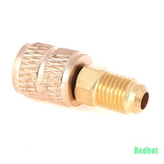 (Redhot) เครื่องปั๊มสูญญากาศ Sae Female To 1/4 นิ้ว Male 5/16 นิ้ว สําหรับ R410A R22