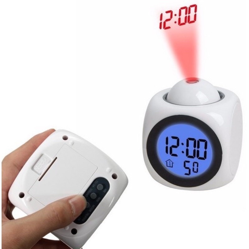 H92- Nid นาฬิกาปลุกโปรเจคเตอร์ LED  หน้าจอแสดงเวลาและอุณหูมิ (ส่งจากกรุงเทพ) np