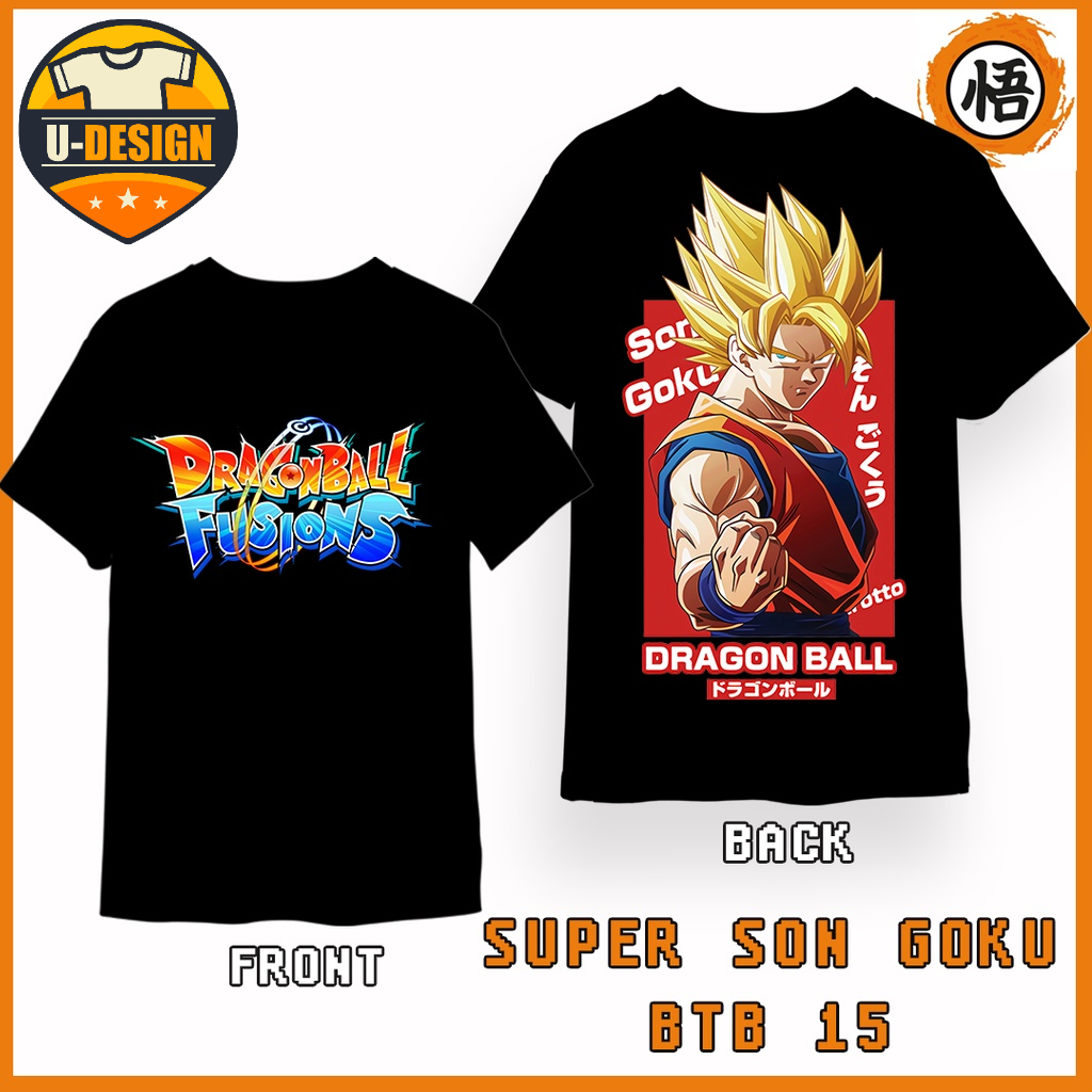 เสื้อยืด cotton Super Son Goku Dragon Ball Z Super Anime Shirt Tshirt Trendy
