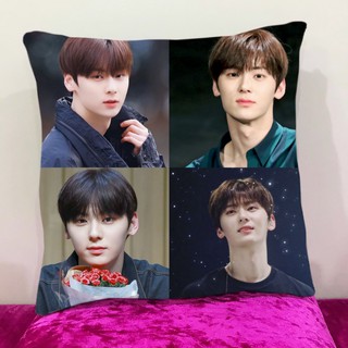 หมอนอิง สั่งทำ ใส่ได้4รูป หมอนอิงขนนุ่ม หมอนอิงโซฟา Cushions Hwang Minhyun Live On ฮวังมินฮยอน Wanna One