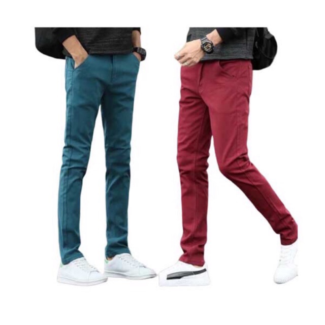 ขาเดฟผ้ายืด ผ้าเนื้อดี มี 10 สี   📌 Size 28 - 36 นิ้ว (สีไม่ตก)